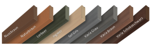 20,5 x 81 x 4200 mm megawood® Rhombusprofil, MWRVG VARIA GRAU Fugenabstand bei Befestigung mit V2A Klammer: 5-8mm (auch als Abschlussprofil für megawood® Terrassendecks in Farbe NATURBAUN einsetzbar) (Abrechnung: LFM.)