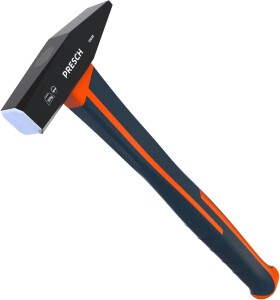 Nagel-Hhammer 300 g Fiberglasstiel - Hammer in Schwarz nach DIN mit Kunststoffstiel - Profi Werkzeug, Maß: 29,3 x 10,5 x 2,3 cm, Griff aus Fiberglas