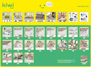 5,5 x 193 x 1380 mm kiwi now hybrid-resilient floor , Dekor: 40KN522, 9/Pk vegan, PVC-frei, haustierfreundlich, wohngesund, 24h wasserfest, sicheres Klick-System, Oberfläche Synchronpore, Blauer Engel, Pak. 9 Stück / 2,397 qm
