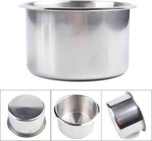 Ablage für Waldsofa / Wellenliege (Kan. Lärche Latten) Gestelle aus Stahl, Passend zur Liege mit Kreisen, Oberfläche Grundiert + Pulverbeschichtet - DB 703 Anthrazit, Abmessung: ca. 86 x 22 x 17 cm LxBxH