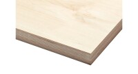 35 x 1250 x 2500 mm Birke Multiplex BB/BB EN636-2/S, Verleimung Klasse 3, Deckfurnier geschliffen, querfurniert (80,80€ /qm)