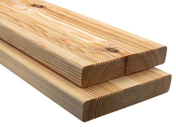 27 x 145 x 3600 mm nord. Polarkiefer, eins. Franz.-Profil / eins. Glatt gehobelt, naturbelassen / roh, (HF 18% +/- 2%), DK3, Wachstumsgebiet Nordfinnland / Polarkreisnähe (Eingabe bei Bestellung / Menge = Lfm.)