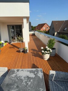 27 x 145 x 4200 mm nord. Polarkiefer, eins. Franz.-Profil / eins. Glatt gehobelt, naturbelassen / roh, (HF 18% +/- 2%), DK3, Wachstumsgebiet Nordfinnland / Polarkreisnähe (Eingabe bei Bestellung / Menge = Lfm.)