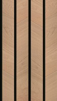 20 x 330 x 2600 mm Acoustic Sense BOLD Dekorummantelte Oberfläche, Dekor: 20122 Chevron in fugenloser Optik (8 mm Filz-Trägerplatte / 12 mm MDF-Dekorstreifen / Breite: 67 mm) Feuchtraumgeeignet, Mindestabnahme 2 Stück = 1,716 qm
