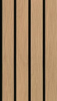 20 x 330 x 2600 mm Acoustic Sense BOLD Dekorummantelte Oberfläche, Dekor: 20125 Vintage Wood in fugenloser Optik (8 mm Filz-Trägerplatte / 12 mm MDF-Dekorstreifen / Breite: 67 mm) Feuchtraumgeeignet, Mindestabnahme 2 Stück = 1,716 qm