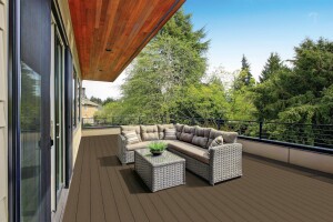 20 x 146 mm VIVADECK® BPC Woodgrain-Terrassendielen...