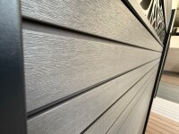 174 x 179 cm (BxH) GROOVE BPC-Steckzaun-Set NORDSTRAND Coextrudiert, Farbton: Basaltgrau / Anthrazit, Set besteht aus: 9x BPC-N&F-Dielen (20x195x1778mm) Art.- Nr.: NS132