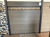 174 x 179 cm (BxH) GROOVE BPC-Steckzaun-Set NORDSTRAND Coextrudiert, Farbton: Basaltgrau / Anthrazit, Set besteht aus: 9x BPC-N&F-Dielen (20x195x1778mm) Art.- Nr.: NS132