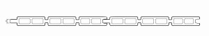 20 x 195 x 1778 mm BPC-Einzelprofil NORDSTRAND, Farbton:...