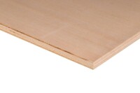 16 x 1250 x 2500 mm SAIS Saunaplex Espe Platte, Deckfurnier Espe A, Rückseite Werkswahl, Verleimung nach EN 314-2 (Klasse2), 7-fach, Dichtgefügte Ceiba Mittellagen