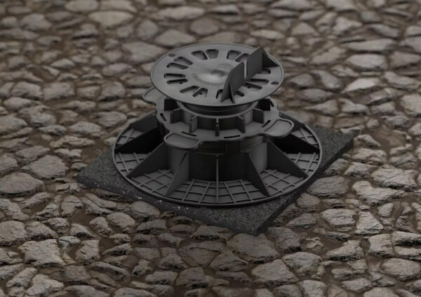 70 - 120 mm Stelzlager Base mit Balkenaufnahme (VE: 36 Stück)