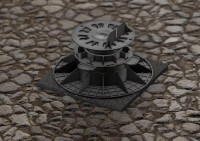 70 - 120 mm Stelzlager Base mit Balkenaufnahme (VE: 36 Stück)