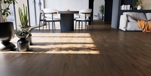 5,5 x 228 x 1524 mm Designboden Landhausdiele Rigid-Comfort "Vigo" incl. Trittschall, 0,55 mm Nutzschicht, Verlegesystem: FoldDown, Synchronprägung, Lackierte Microfase, Pak. 8 St. / 2,78 qm (Gewicht: 24,46 kg/Pak.), Palette: 189,02 qm