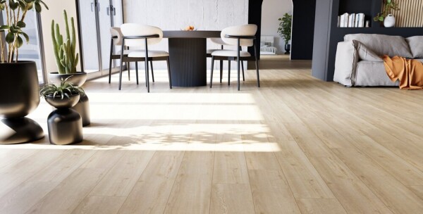 5,5 x 228 x 1524 mm Designboden XL Landhausdiele Rigid-Comfort "Valetta" incl. Trittschall, 0,55 mm Nutzschicht, FoldDown, Synchronprägung, Lackierte V-Fase, Pak. 8 St. / 2,78 qm (Gewicht: 24,46 kg/Pak.), Palette: 189,02 qm, Art.-Nr.: DB21006