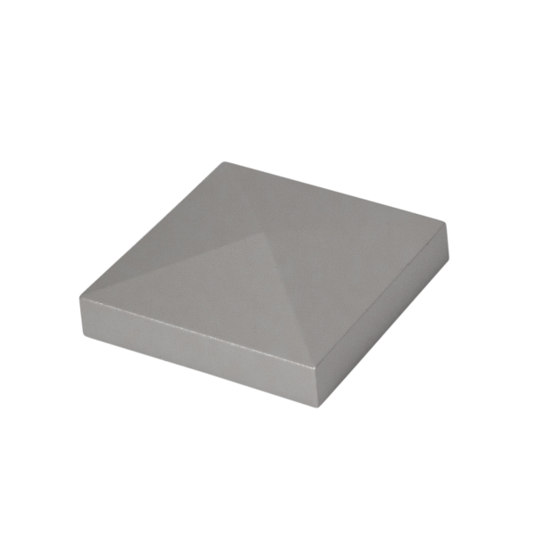 10 x 79 x 79 mm WPC-Nordstrand Ersatz Pfostenkappe für alle VivaView NORDSTRAND-ALU-Pfosten, Farbe: Silber Art.- Nr.: NSPK2
