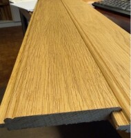 21 x 121 mm europ. Eiche Stabprofil / Sachsenprofil (z.B. Lambris / Lamperie), us hobelfallend, HF: 18 % +/- 2%, Deckbreite: 113 mm, Länge: 150 & 200 cm nach Verfügbarkeit,