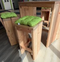 Tisch Plön Lärche/Douglasie groß 120 x 80 x 110 cm, alles rustikal geh. Wir empfehlen zusätzlich Holzschutz & Aceton gegen Harzaustritt, Gewicht: 35 kg, Art.-Nr.: 84007003 / JO