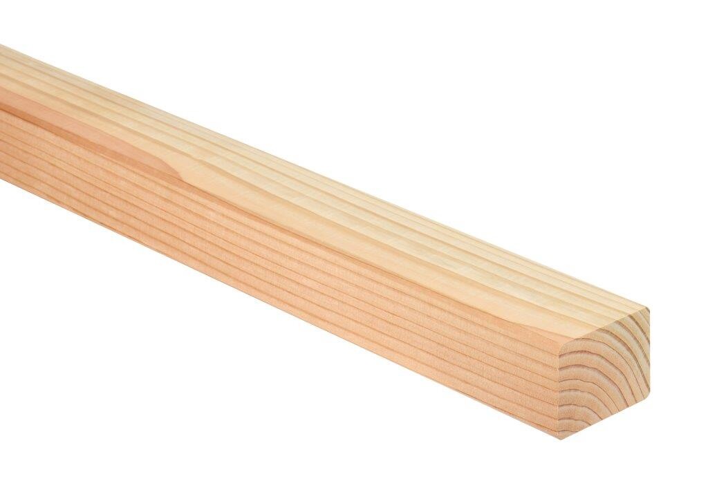 45 x 70 mm Douglasie unbehandeltes Konstruktionsholz, allseitig gehob, 4,95