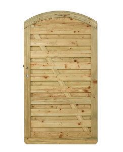 100 x 180/ 160 cm Bogen-Dichtzaun Tor Pellworm, KDI ohne...