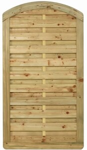 100 x 180/ 160 cm Bogen-Dichtzaun Tor Pellworm Nadelholz...