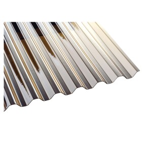 Novaklar Spundwand 1,2 mm, 1092 x 4000 mm, bronze hohe...