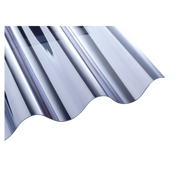 Welle5 , 920 x 1250 mm, glasklar PVC-Lichtplatten 1,2 mmhohe Lichtdurchlässigkeit, schwer entflammbar (B1 nach DIN 4102),  Art.-Nr.: T&J-60612