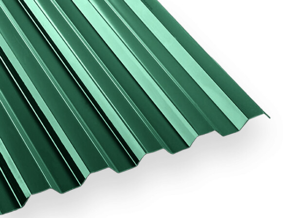 TEJEREPRO PC-Spundwand K 76/18, 1115 x 4000 mm, grün schlagzäh, Garantie auf Hagelfestigkeit,  Art.-Nr.: T&J-63840