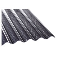 TEJESINUS WABE Acryl 3 mm, 1045 x 2500 mm, lichtgrau S 76/18 runde Wellehohe Lichtdurchlässigkeit, Brandklasse B2,  Art.-Nr.: T&J-64825