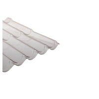 Lichtplatten aus PC 177/47, für Dachpfannenprofil 1140 x 800 mm ca. 1 mm, glasklar, ,  Art.-Nr.: T&J-68892