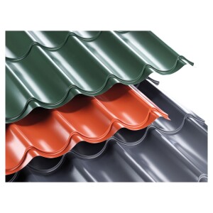 Pfannenbleche 177/47, 0,5 mm mit 60 my TTHD Besch....