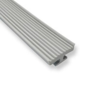 Rippendichtung C1103, grau, 16 x 3,5/8 mm für Aluminium-Oberprofile, ,  Art.-Nr.: T&J-74021