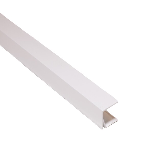 Alu 25 Abschlußprofil, 980 mm, WEIß , ,  Art.-Nr.: T&J-74074