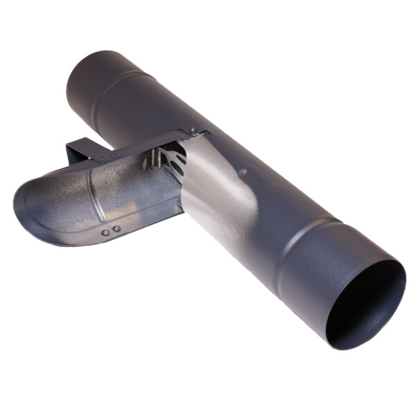 TJ90 Alu-Regenwasserklappe, anthrazit RAL 7016 mit Laubfang, ,  Art.-Nr.: T&J-74137