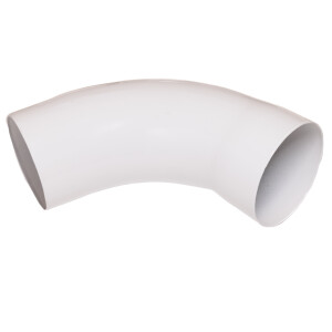 TJ90 Alu-Rohrbogen , 72° weiß RAL 9016 , ,...