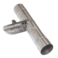 TJ90 Alu-Regenwasserklappe, pressblank mit Laubfang, ,  Art.-Nr.: T&J-74147