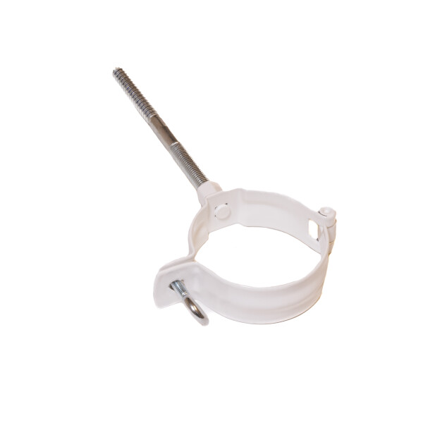 TJ90 Alu-Rohrschelle, weiß RAL 9016 , ,  Art.-Nr.: T&J-74150