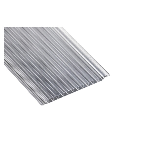 NOVAKLICK Lichtpaneele 16mm, 200 x 2000 mm, glasklar,  geringes Gewicht, witterungsbeständig,  Art.-Nr.: T&J-75040