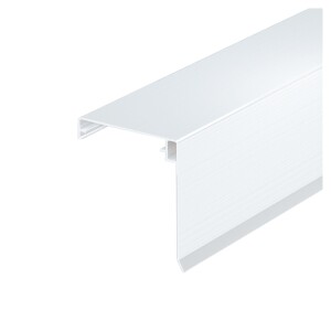 Wetterschenkel-Klemmdeckel weiß, 4500 mm , ,...