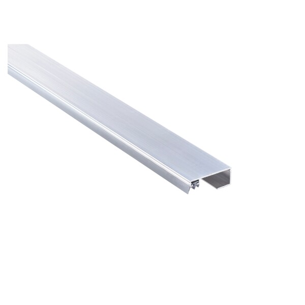 Universalsystem 60, Alu, 3000 mm, Uni-Randoberprofil für 8/10 mm inkl. Dichtung, ,  Art.-Nr.: T&J-76083
