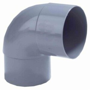 Terrassendach 90° Bogen, für Regenfallrohr DM 80...