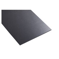 TEJETEX COLOR 3 mm schwarz, 500 x 500 mm PVC-HartschaumplattenUV-Beständig, Schall- und wärmedämmend,  Art.-Nr.: T&J-80591