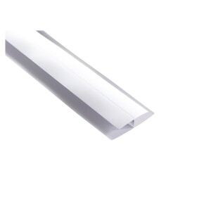 TJ100-10 H-Leiste weiß, 47 x 10 x 3000 mm...
