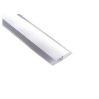 TJ100-10 H-Leiste weiß, 47 x 10 x 3000 mm VerbindungsprofilUV-Beständig, Materialoptimiert,  Art.-Nr.: T&J-80662