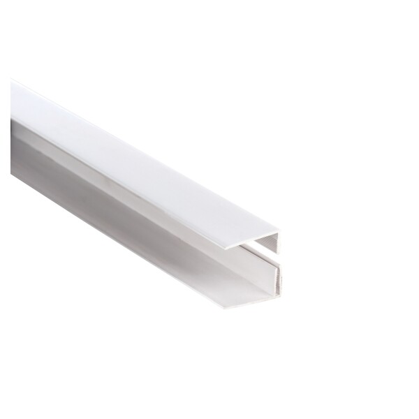 Heering Startprofil 2-tlg. 16,5 mm , 6000 mm verkehrsweiß, 0603UV-Beständig, unverrottbar,  Art.-Nr.: T&J-80727