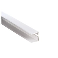 Heering Startprofil 2-tlg. 16,5 mm , 6000 mm verkehrsweiß, 0603UV-Beständig, unverrottbar,  Art.-Nr.: T&J-80727