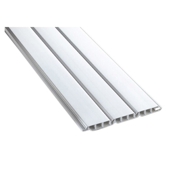 VP200 3-Brettoptik , PVC-Verkleidungspaneel 17 mm  200 x 6000 mm, WEIßUV-Beständig, unverrottbar,  Art.-Nr.: T&J-80750