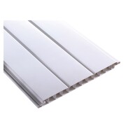 VP250 3-Brettoptik , PVC-Verkleidungspaneel 17 mm  250 x 3000 mm, WEIßUV-Beständig, unverrottbar,  Art.-Nr.: T&J-80755