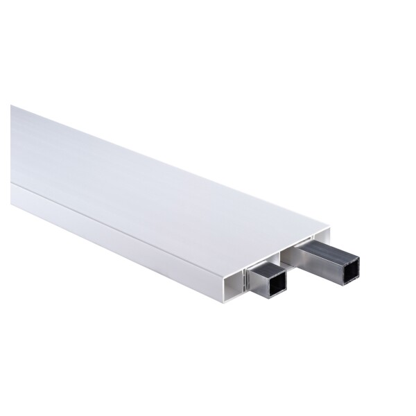 Hohlkammerbrett-Aluminiumverstärkung, 25 x 20 x 2 mm, 6000 mm witterungsbeständig, formstabil,  Art.-Nr.: T&J-80836