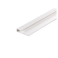 Abschlußprofil, 2500 mm  für 6 mm, weiß    3691-10witterungsbeständig, Stoß-/Schlagfest,  Art.-Nr.: T&J-80920