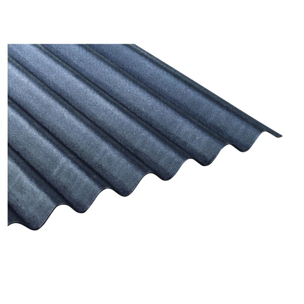 ONDALUX Bitumenwellplatte, 950 x 2000 mm, schwarz sehr gute mechanische Haltbarkeit , UV- und witterungsbeständig,  Art.-Nr.: T&J-90150